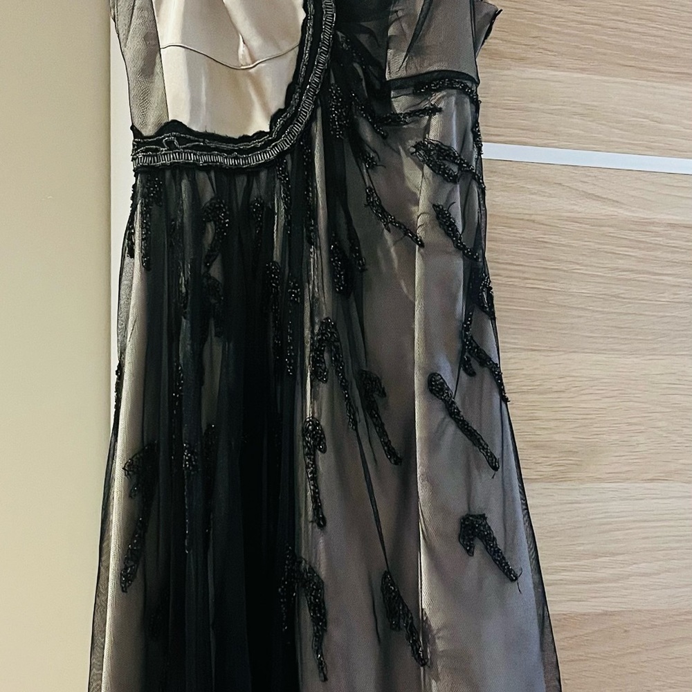 Karen Millen Black Beaded Dress